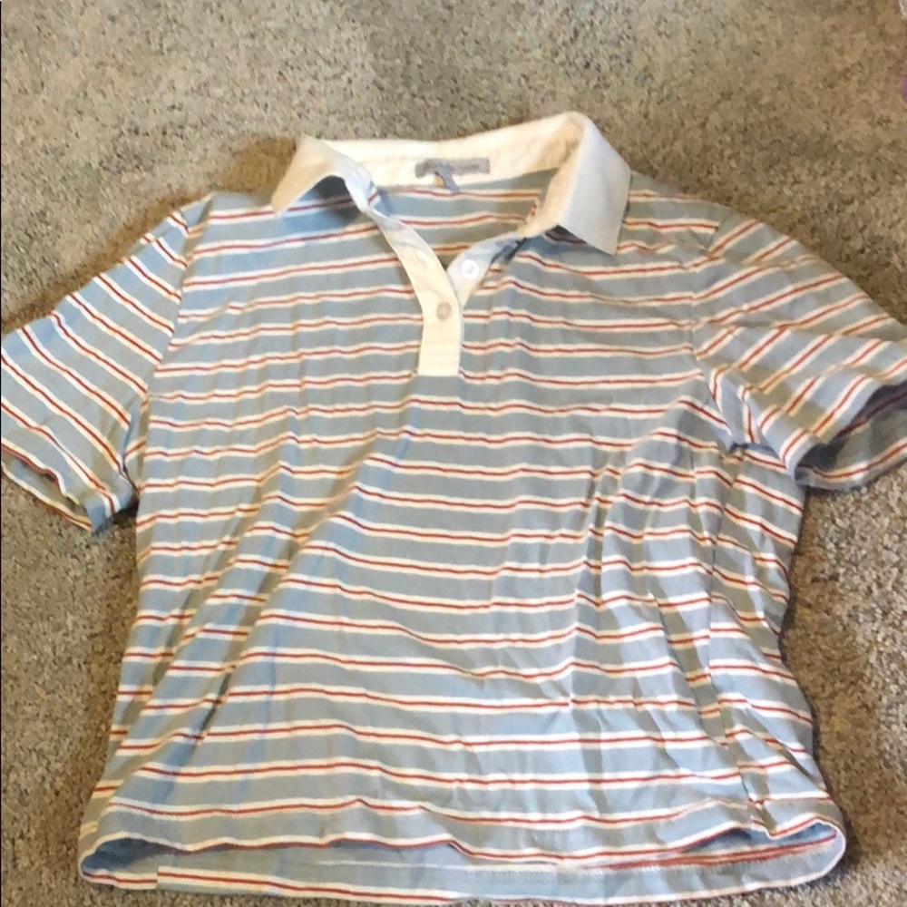 Collared Striped Charlotte Russe Shirt